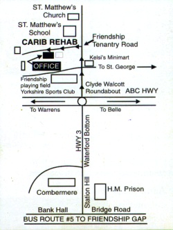 Carib Rehab Ltd. Location